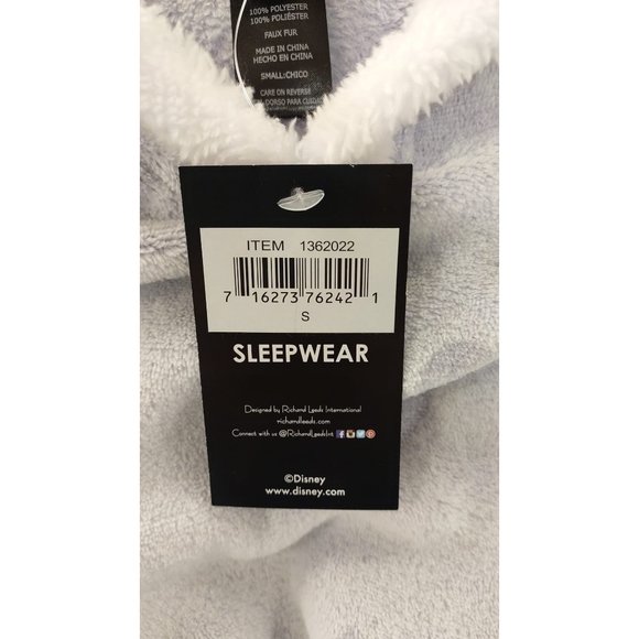 DISNEY Women Mickey Minnie Mouse Cozy Fleece Lounge Dress Hoodie Kangaroo Pocket - Picture 7 of 9